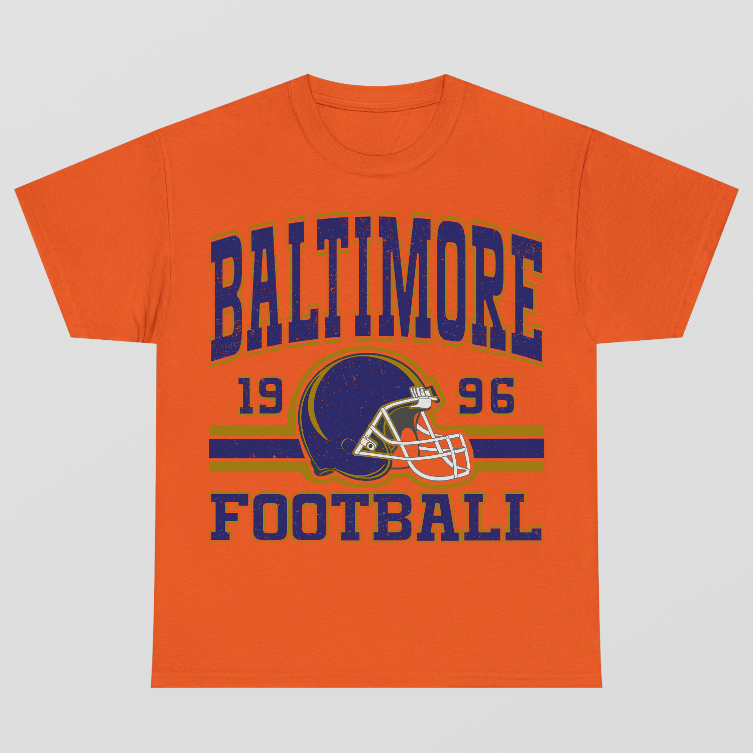 Vintage Style Baltimore Football T-Shirt