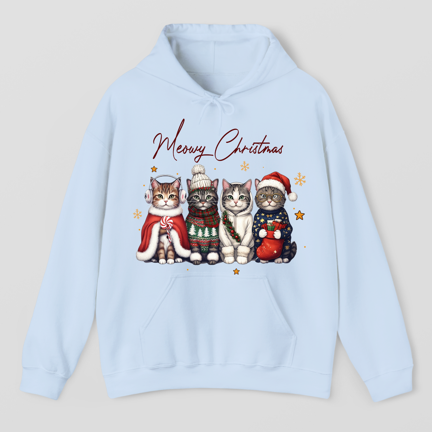 Meowy Christmas Hoodie