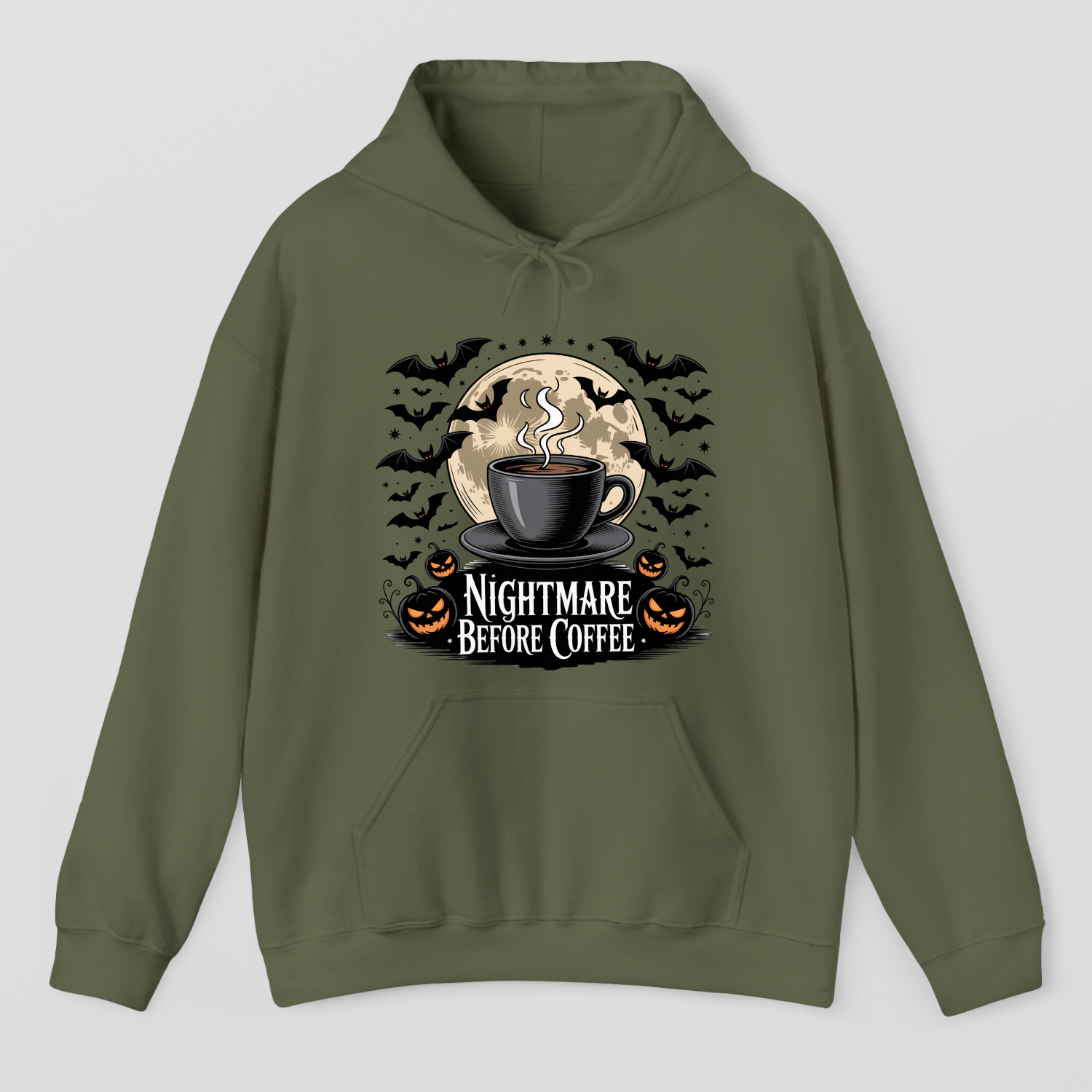 Nightmare Before Coffe Halloween Hoodie