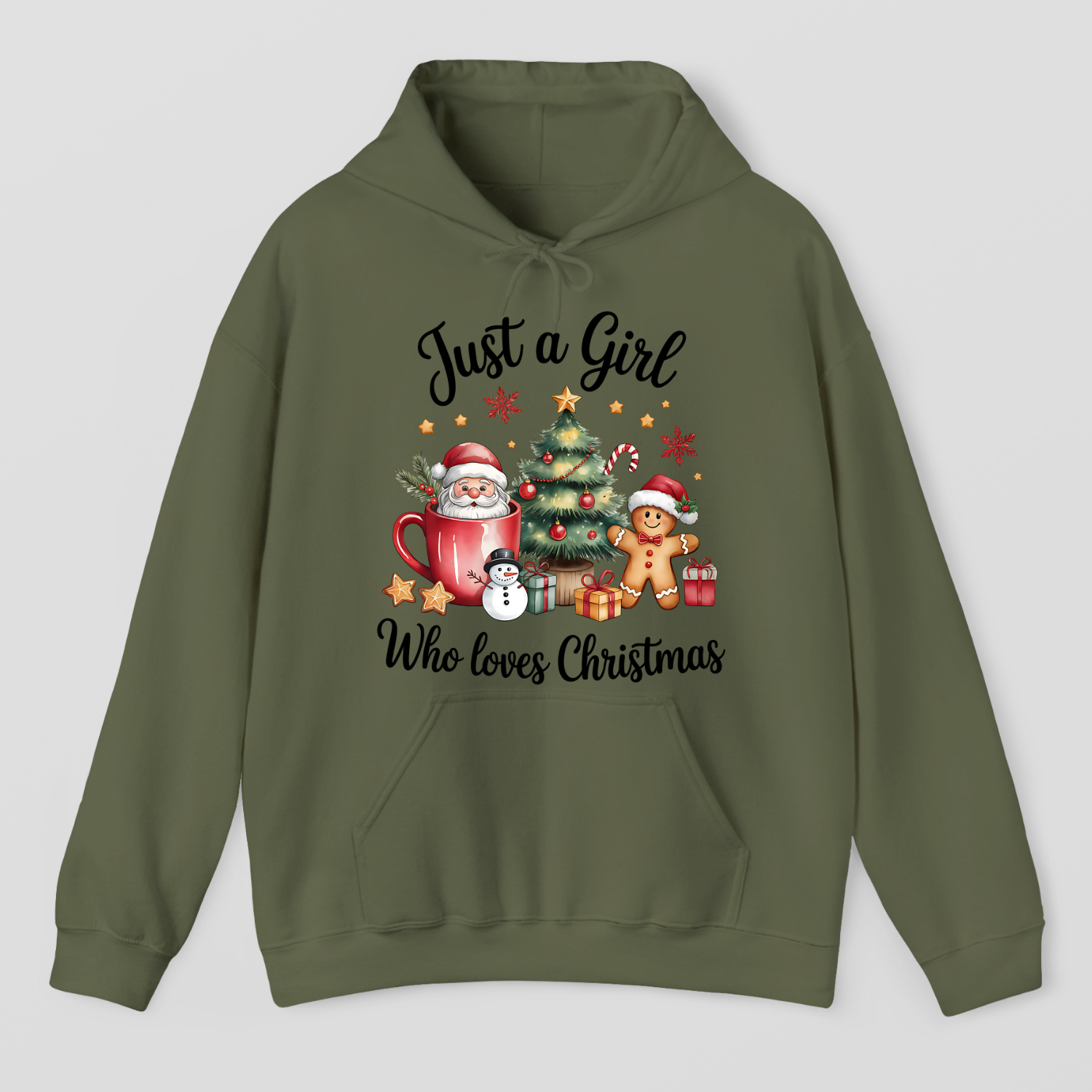 Just A Girl Who Loves Christmas Hoodie