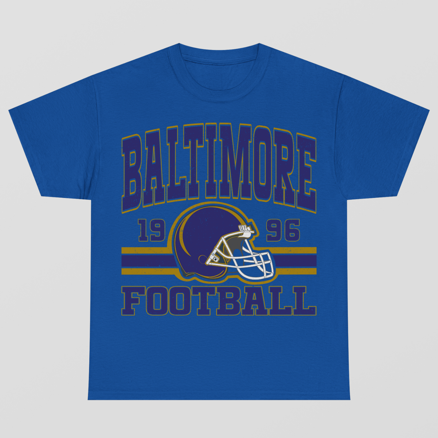 Vintage Style Baltimore Football T-Shirt