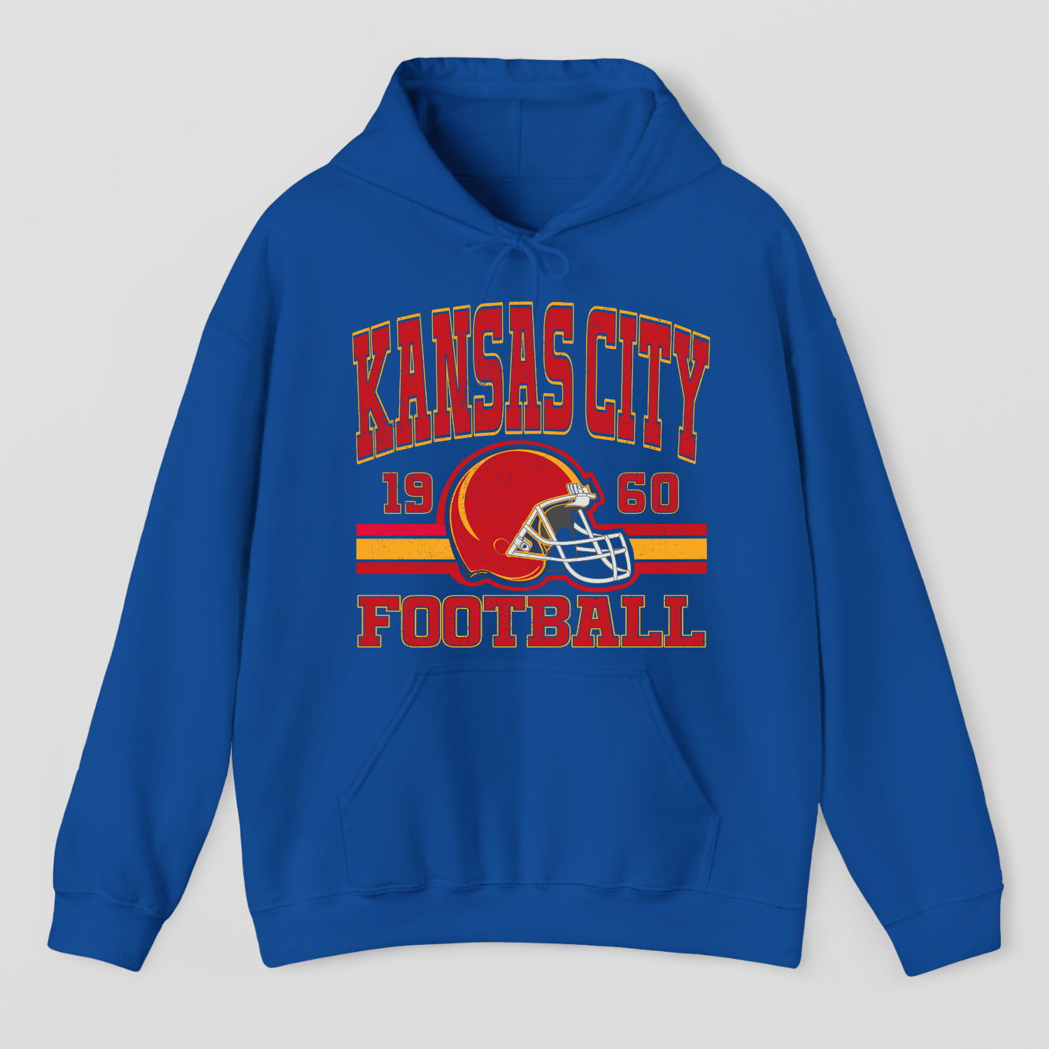 Vintage Style Kansas City Football Hoodie