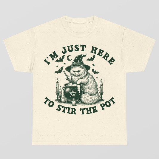 I Am Just Here To Stir The Pot Halloween T-Shirt