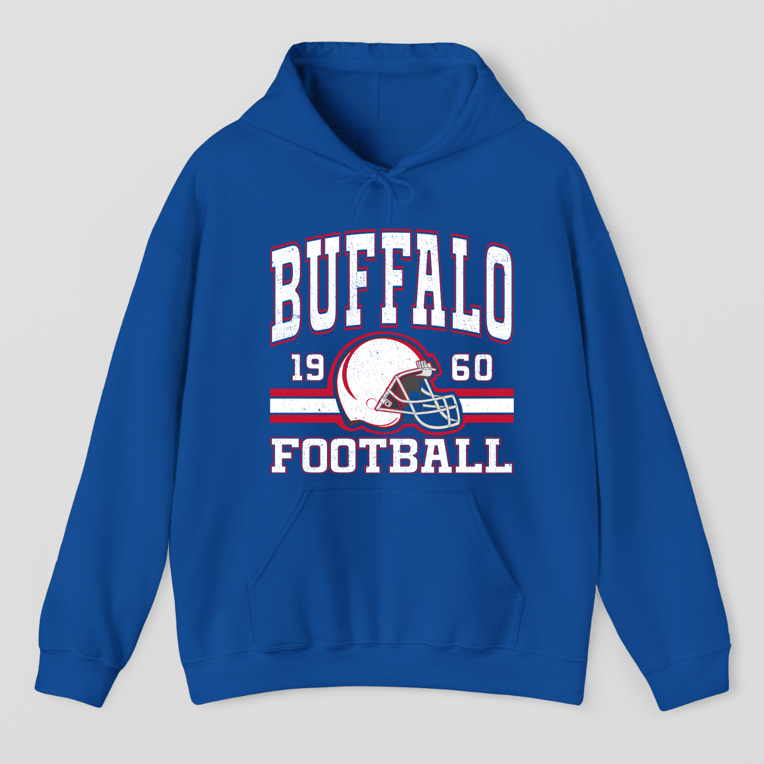 Vintage Style Buffalo Football Hoodie