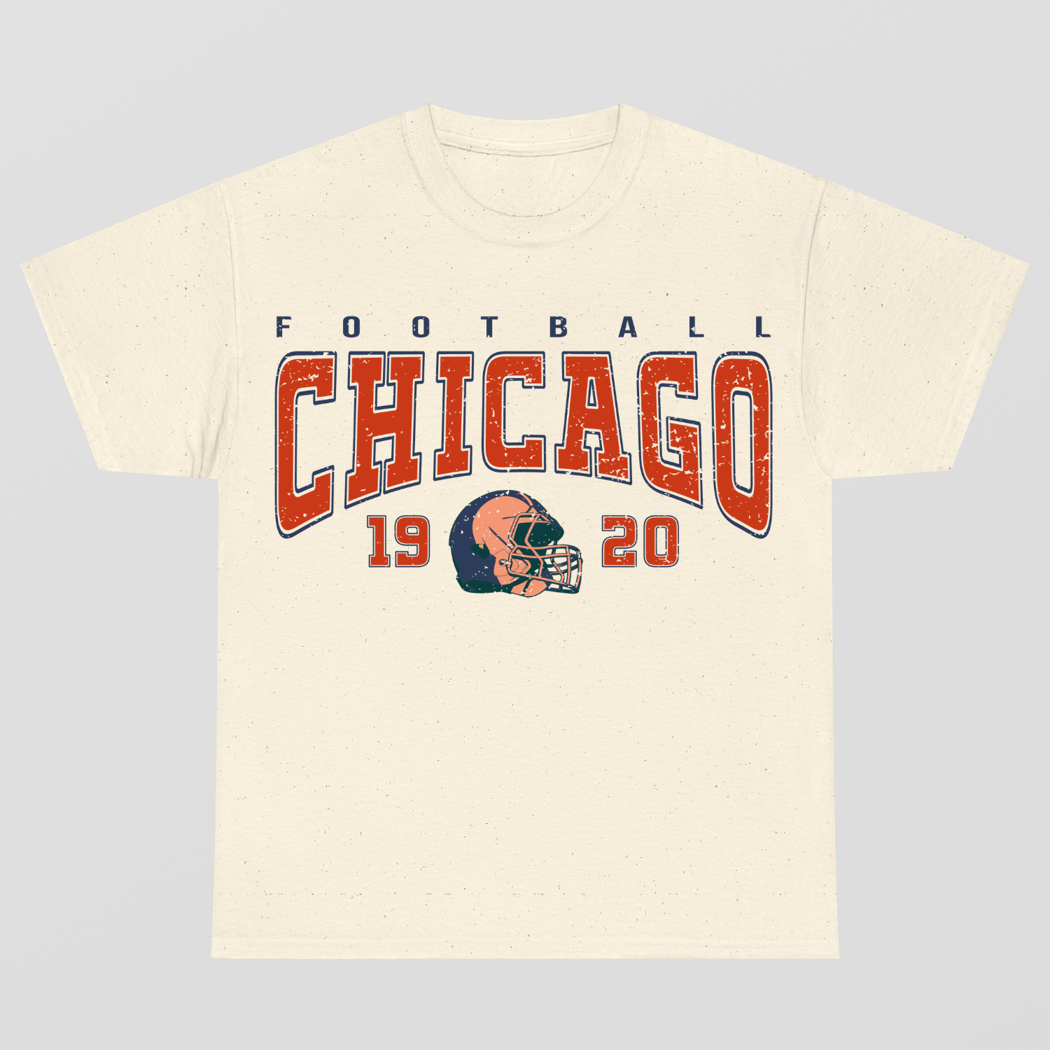 Vintage Style Chicago Football T-Shirt