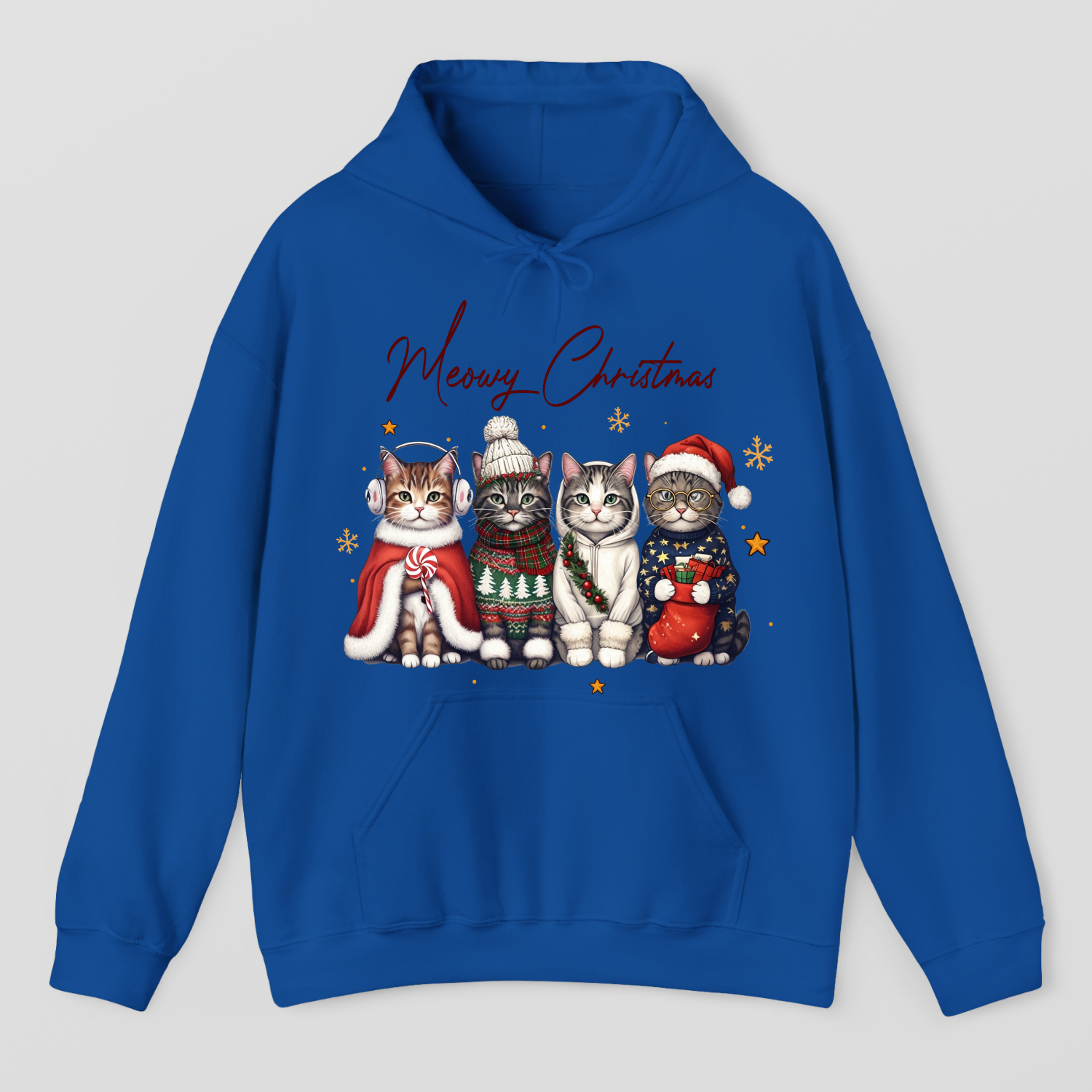 Meowy Christmas Hoodie