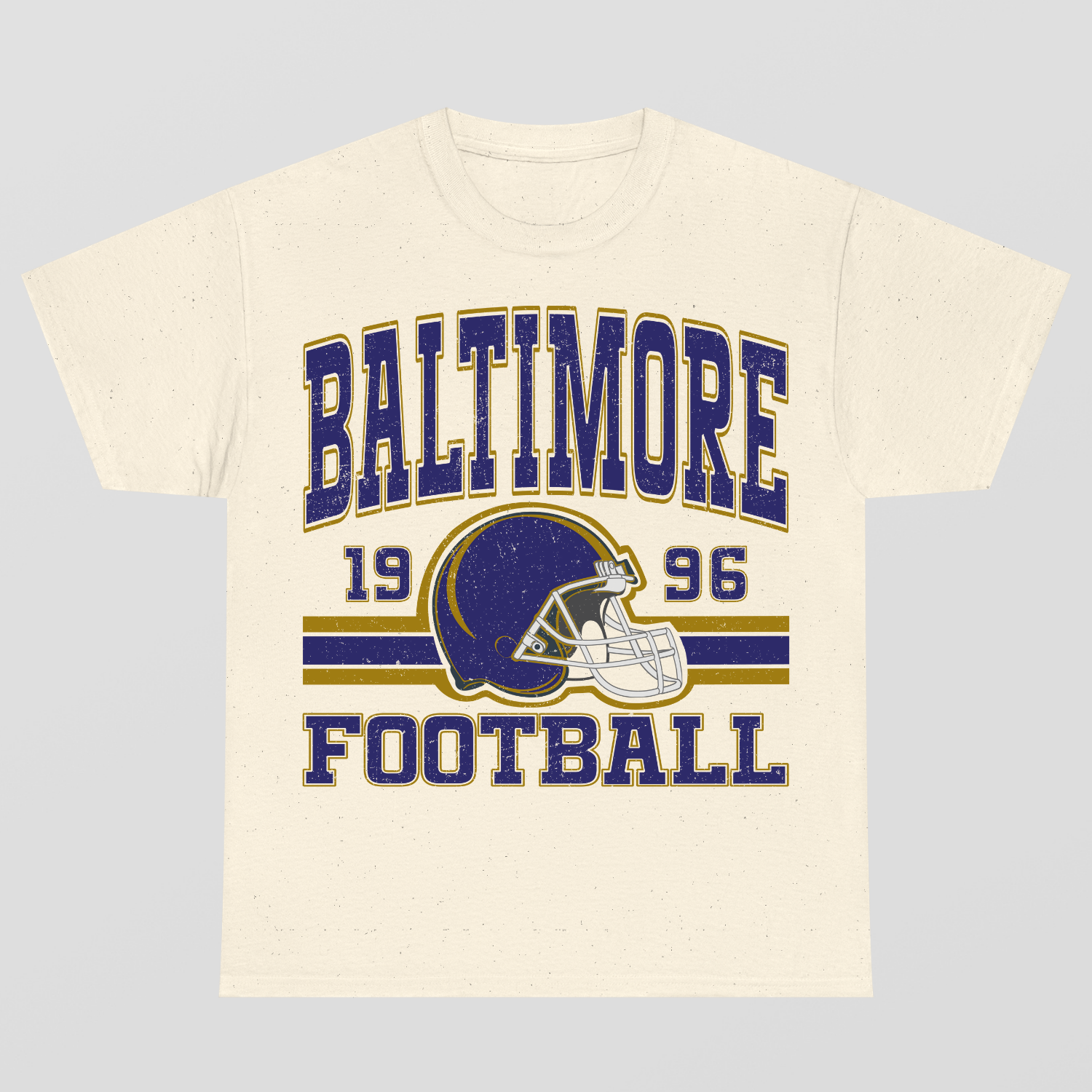 Vintage Style Baltimore Football T-Shirt
