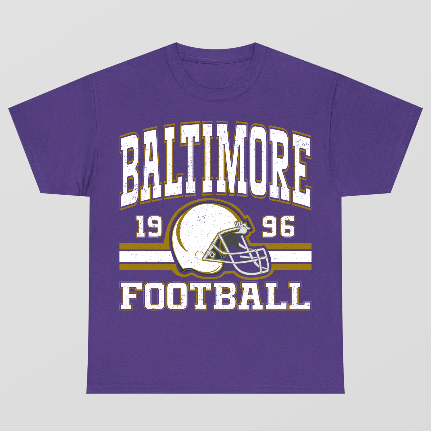 Vintage Style Baltimore Football T-Shirt