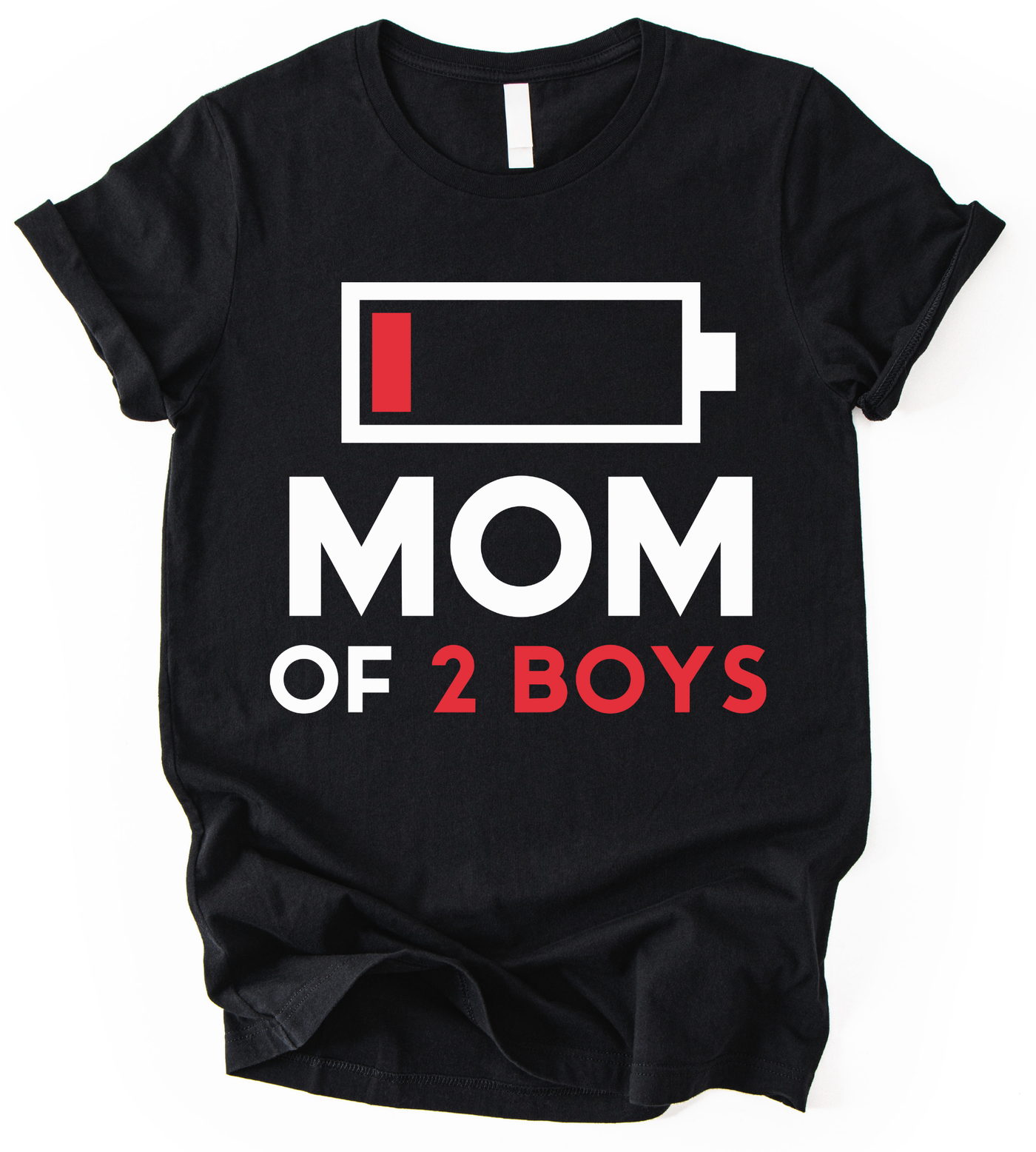Mom Of 2 Boys T-Shirt