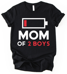 Mom Of 2 Boys T-Shirt