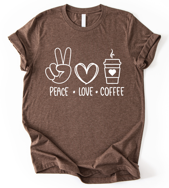 Peace Love Coffee T-Shirt alternate view