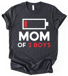 Mom Of 2 Boys T-Shirt