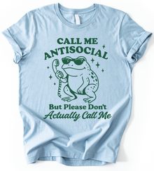 Call Me Antisocial T-Shirt