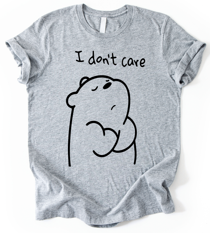 I Dont Care T-Shirt alternate view