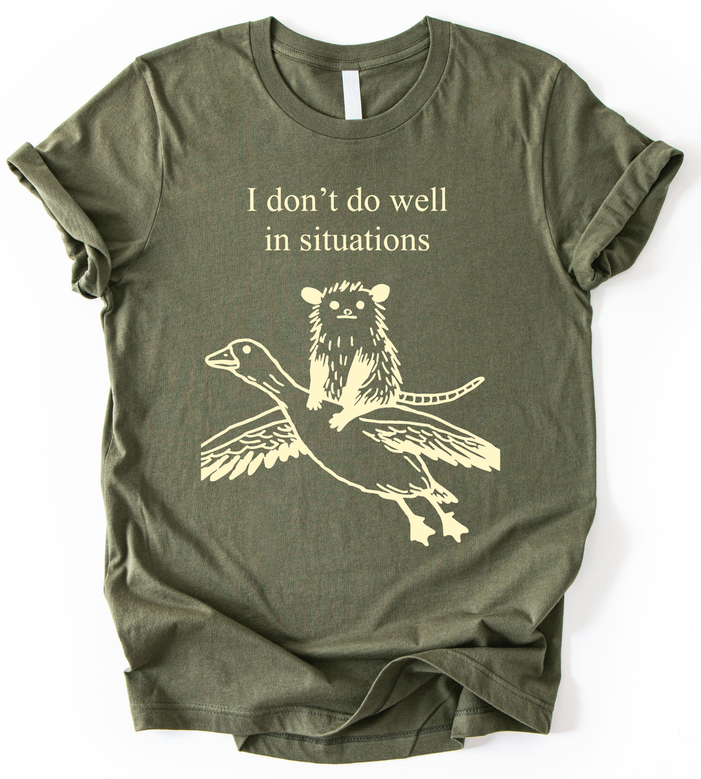 I Dont Do Well T-Shirt