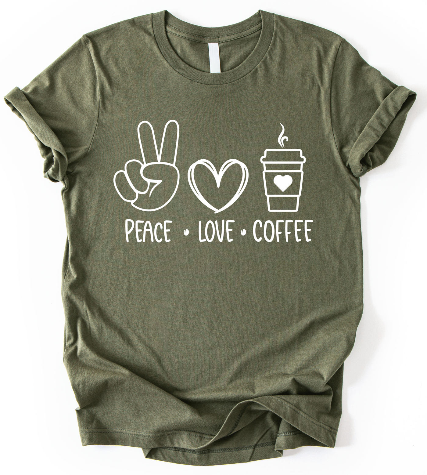 Peace Love Coffee T-Shirt