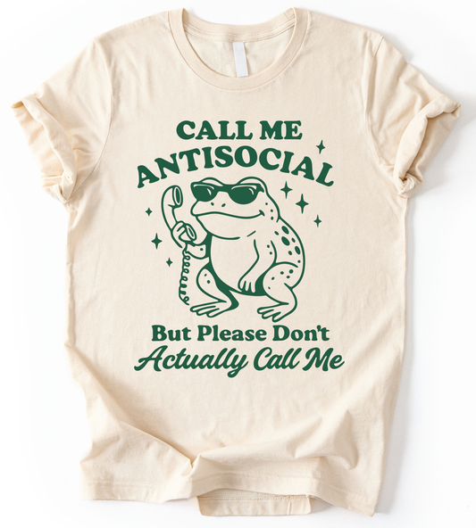 Call Me Antisocial T-Shirt