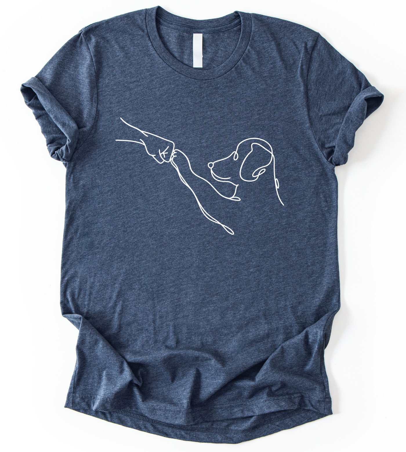 Dog And Hand T-Shirt