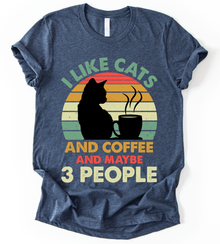 I Like Cats And Coffee T-Shirt