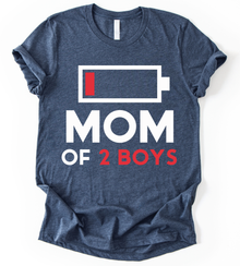 Mom Of 2 Boys T-Shirt