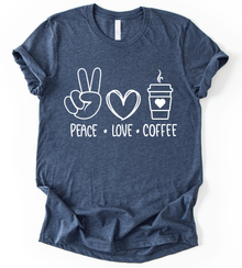 Peace Love Coffee T-Shirt
