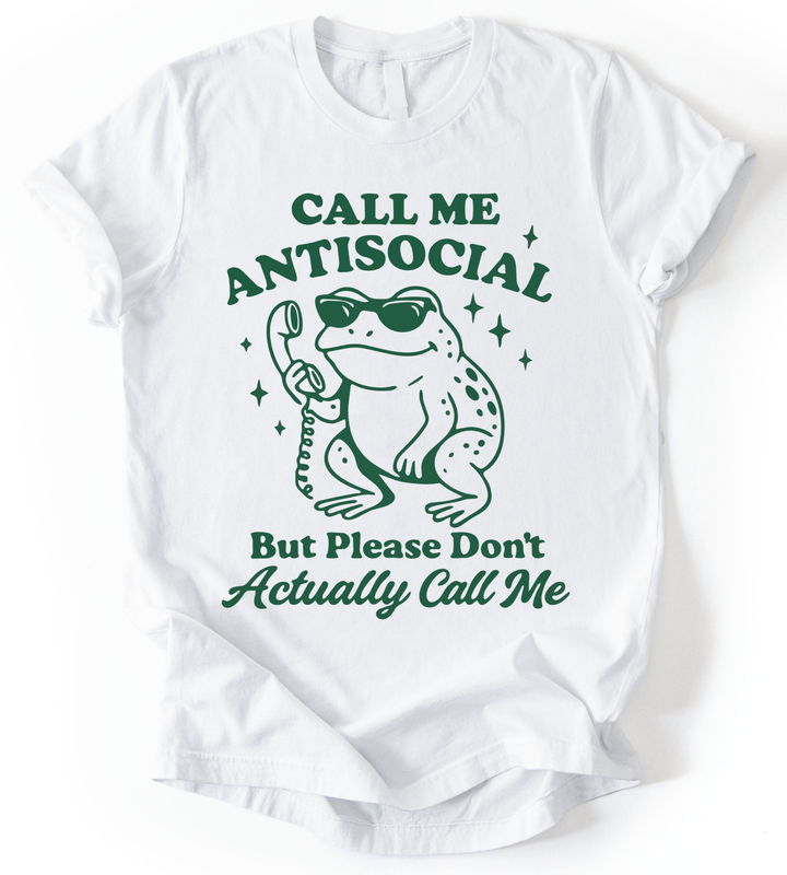 Call Me Antisocial T-Shirt alternate view