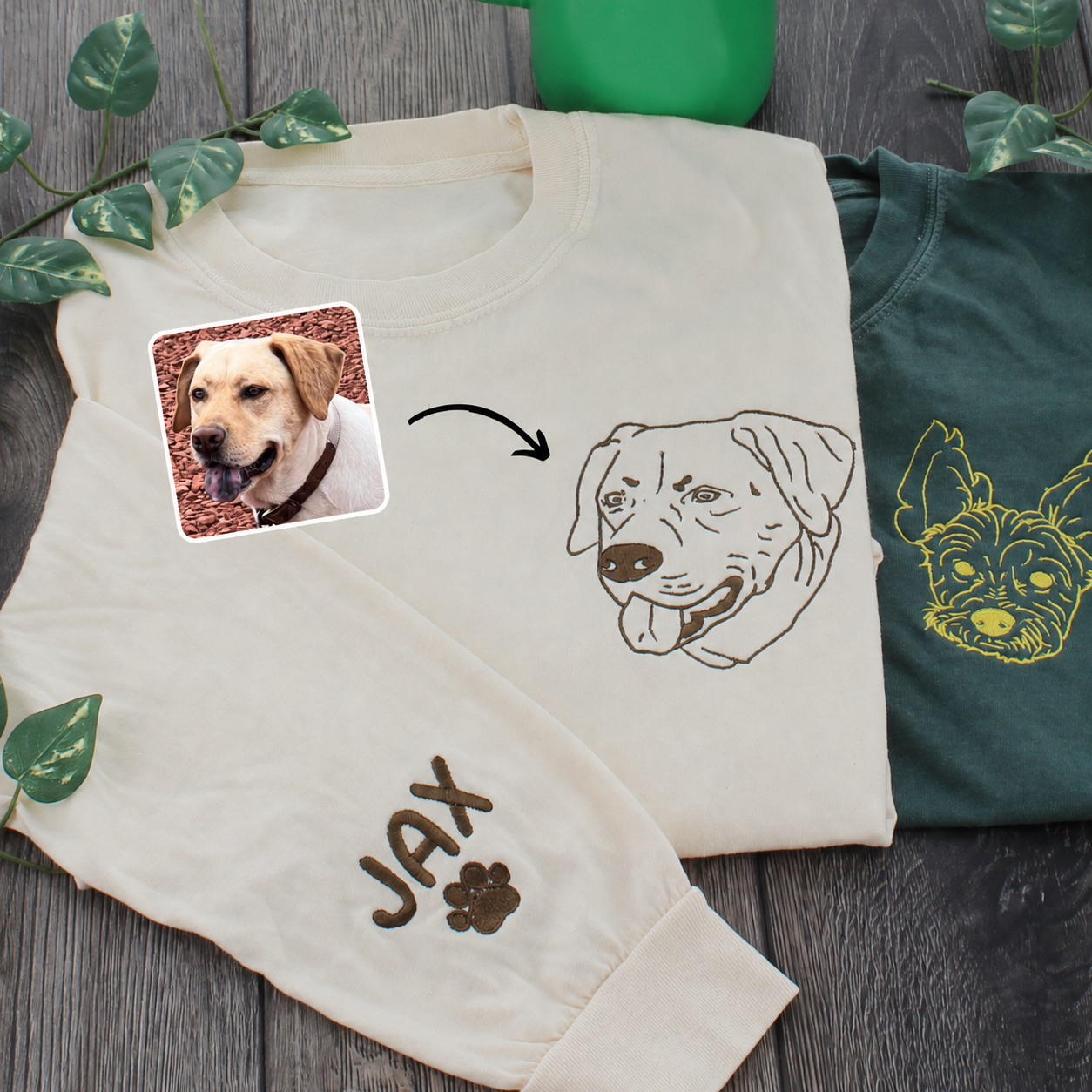 Custom Pet Portrait Sweatshirt