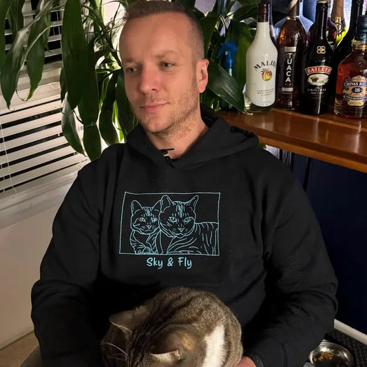 Custom Pet Portrait Hoodie